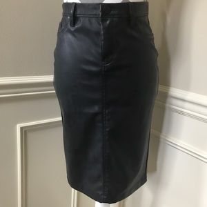 Blank NYC vegan leather pencil skirt